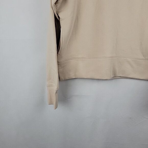 Public Rec Luxe Fleece Crop Sweatshirt Womens Large High Neck Pullover Pockets - Picture 3 of 10